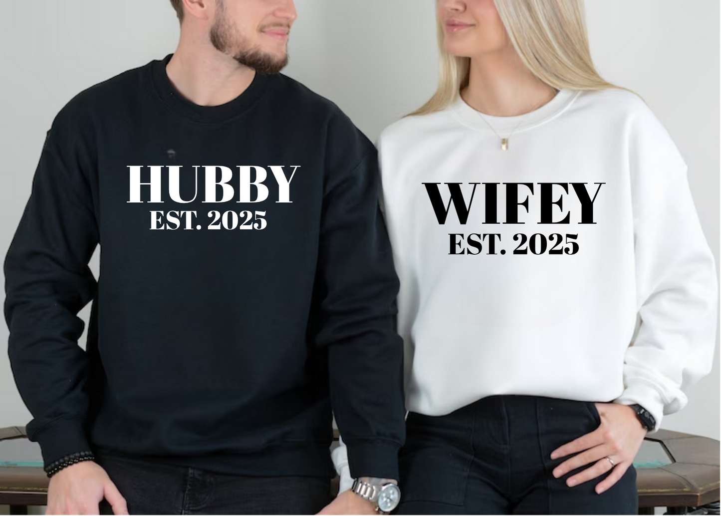 Hubby & Wifey Couple Design