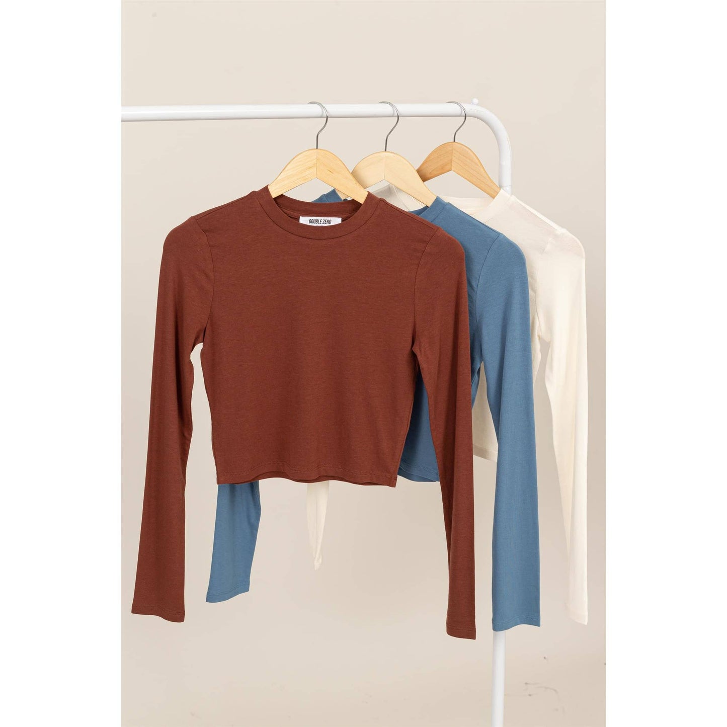 DZ24F339-CROPPED LONG SLEEVE TEE