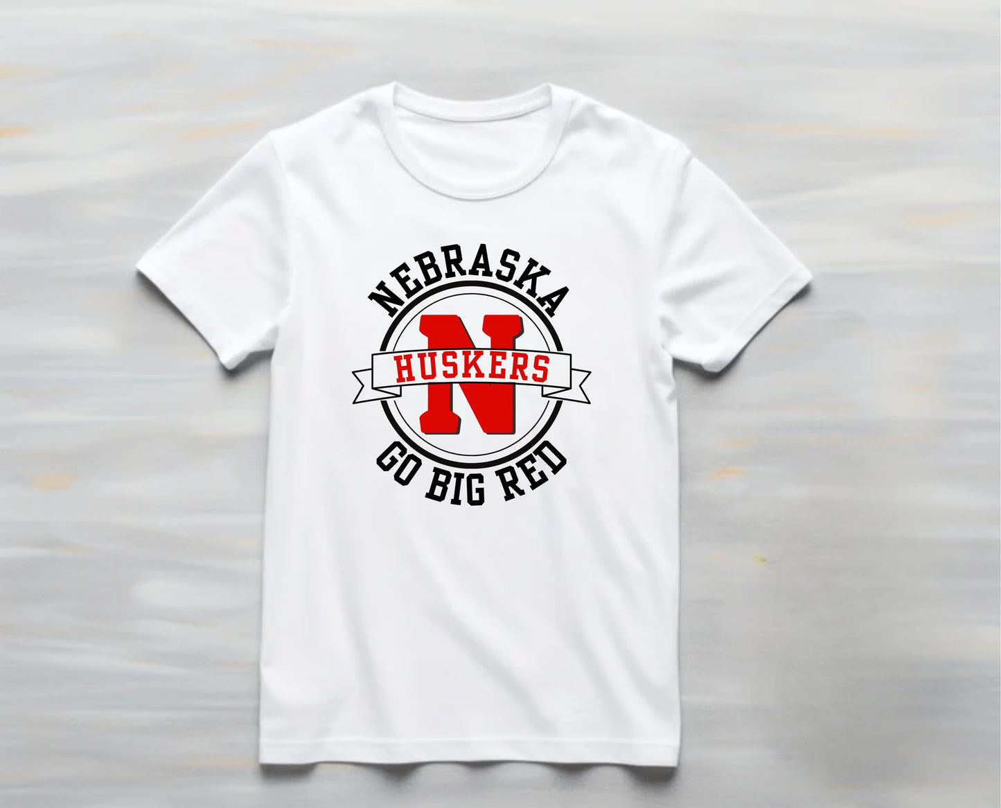 Nebraska Circle Banner T-Shirt