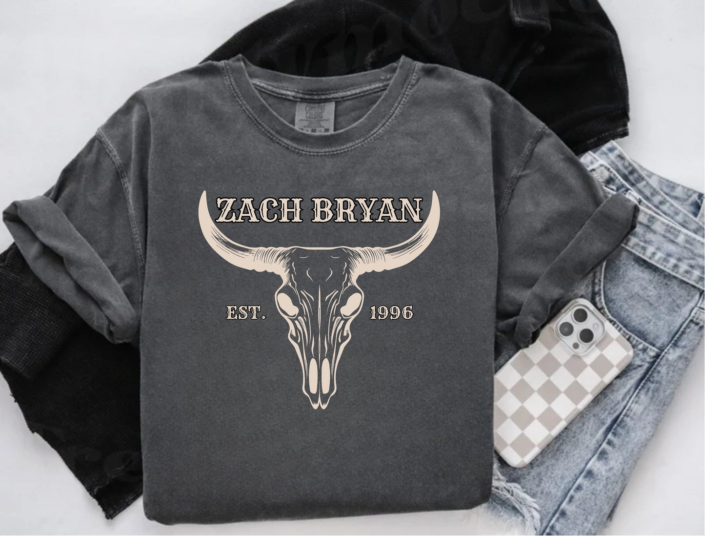 Zach Bryan Skull Shirt