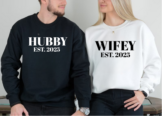 Hubby & Wifey Couple Design