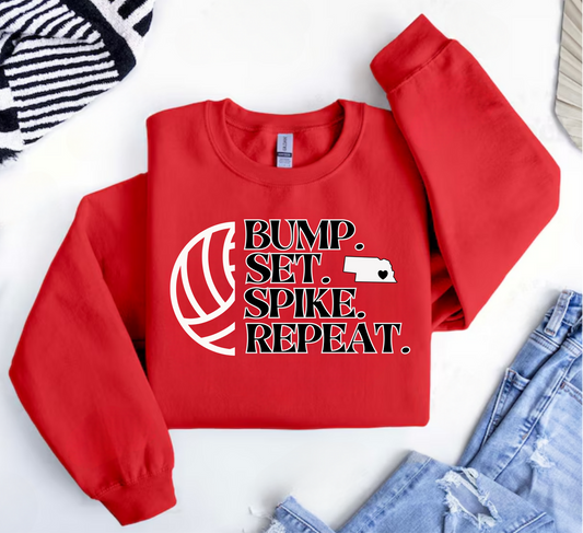 Bump Set Spike Repeat Sweater