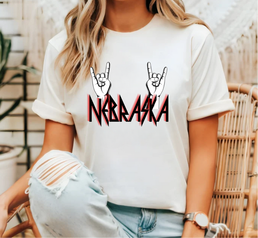 Nebraska Rocker Tee