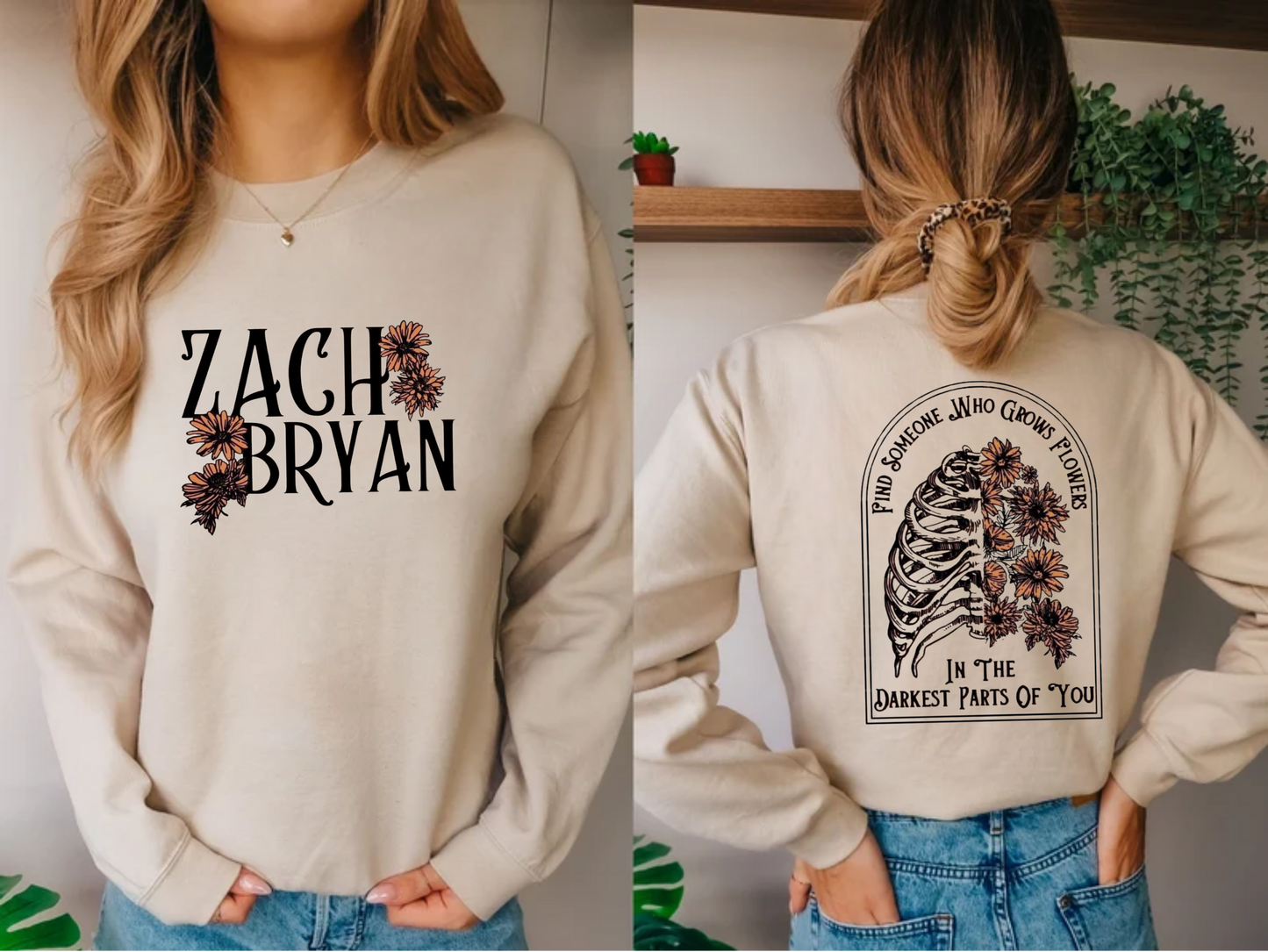 Zach Bryan Flowers Sweatshirt