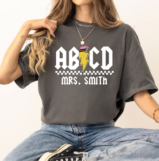 ABCD Teacher Shirt