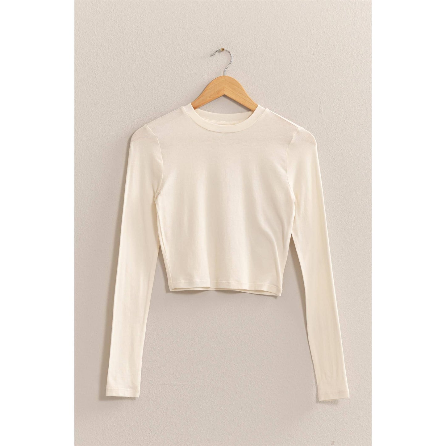 DZ24F339-CROPPED LONG SLEEVE TEE